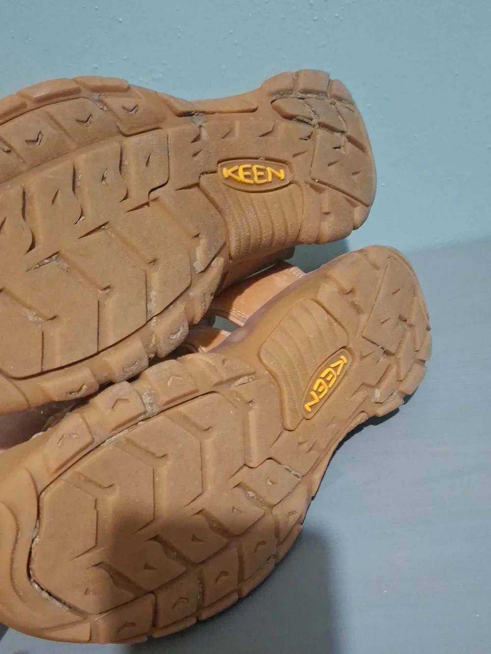 Men’s Tan Leather Keen Waterproof Sport Sandals